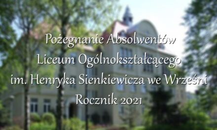 Słowo do Absolwentów