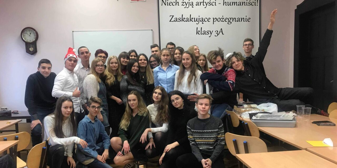 Niech żyją artyści – humaniści. Zaskakujące pożegnanie klasy 3A