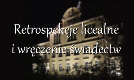 Rozdanie świadectw i retrospekcje