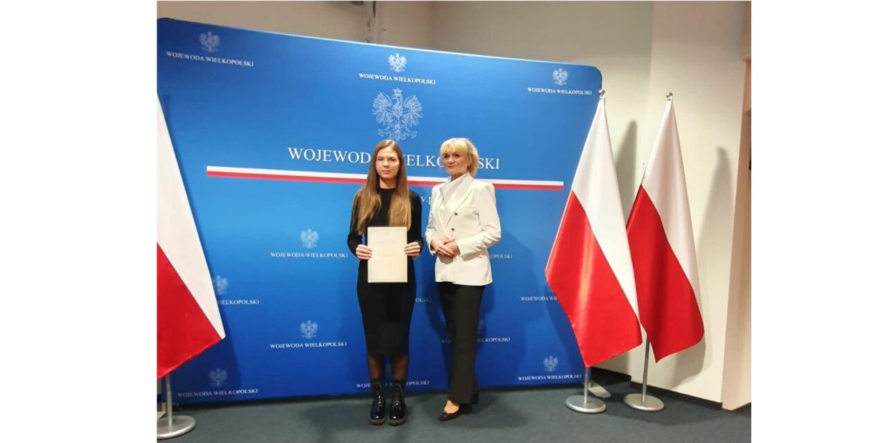 Paulina Mench otrzymała stypendium Prezesa Rady Ministrów