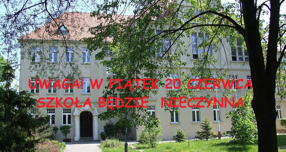 Komunikat – 20 czerwca