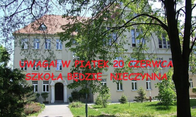 Komunikat – 20 czerwca