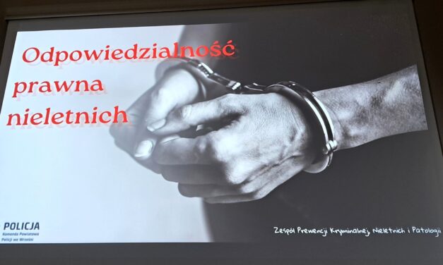 ZANIM ZŁAMIESZ PRAWO… – SPOTKANIE PROFILAKTYCZNE Z POLICJĄ